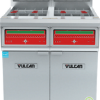 Thumbnail image #1 for Vulcan QuickFry™ 4VHG50CF 4-Vat Gas Fryer, 50 lb per Vat, Computer Controls, Built-In Filtration
