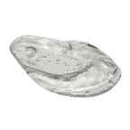 Thumbnail image #1 for Steelite International Catherine Hurand, Venus 6525B424 Free-Form Glass Plate, Venus, 4.75" x 4.0" 1 Dozen