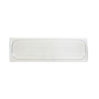 Thumbnail image #1 for Thunder Group PLPA7120LC 1/2 Size Long Food Pan Cover, Flat Solid Polycarbonate, Clear Case of 24