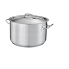 Thumbnail image #1 for Stanton Trading SSPT11 11-3/4 qt Stainless Steel Sauce Pot, Induction Ready, 3-Ply Bottom, Handled Cover Case of 4
