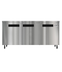 Thumbnail image #6 for 72-Inch Three-Section Undercounter Reach-In Refrigerator with Solid Stainless Steel Doors