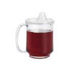 Thumbnail image #1 for G.E.T. GET SN-104-CL Clear Tritan Plastic Mug, 8 oz, 1 Handle Case of 2 Dozen