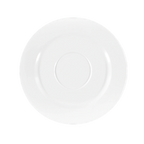 Thumbnail image #1 for G.E.T. Simplicity - EGS D60-W Round Melamine Saucer, White, Single Well, 5-3/4" Diameter Case of 6