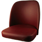 Thumbnail image #1 for Oak Street SL2133TOP-WINE Bar Stool Seat, Armless Bucket Style, Vinyl, Wine