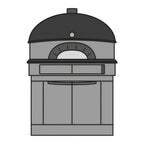 Thumbnail image #1 for Moretti Forni NEAPOLIS NEA0901 Electric Artisan Pizza Oven, Brick Deck, 950°F, 9-Pizza Capacity, Includes Proofer