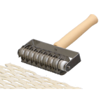 Thumbnail image #1 for Matfer Bourgeat 141105 Lattice Pie Cutter, 5-Inch, Criss-Cross Pattern, Polypropylene Handle, Stainless Steel