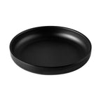 Thumbnail image #1 for CAC China Hudson XHDS-D6-K Round Deep Melamine Plate, 6-1/4-Inch Diameter, Matte Black Case of 3 Dozen