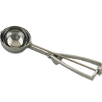 Thumbnail image #1 for Alegacy Foodservice Products U12150 Food Disher #50, 11/16 oz, Twin-Grip Squeeze Handle, Chrome-Plated Brass