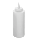 Thumbnail image #1 for Alegacy Foodservice Products 2103-12 12 oz Clear Polyethylene Squeeze Bottle with No-Drip Tip 1 Dozen