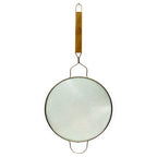 Thumbnail image #1 for TableCraft Products 87 10-1/4" Double Fine Mesh Strainer with Tinned Mesh and Wooden Handle Case of 12