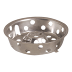 Thumbnail image #1 for AllPoints Foodservice Parts & Supplies 1131106 Sink Drain Basket Strainer, Twist Waste, Stainless Steel, 3-3/8" OD, 2-5/8" ID