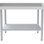 Thumbnail image #4 for Koolmore EQT-163036 36 x 30 x 24-Inch Stainless Steel Equipment Stand with Adjustable Galvanized Undershelf and 2-Inch Edging