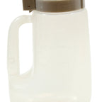 Thumbnail image #1 for TableCraft Products Option PP32G 32 oz Gray Plastic Syrup Dispenser with Graduated Markings Case of 6