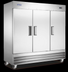 Thumbnail image #2 for Aurora 72 Cu. Ft. Three-Section Reach-In Refrigerator with Bottom-Mount Self-Contained Refrigeration