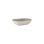 Thumbnail image #1 for Tuxton China Artisan Geode GGO-552 Rectangular Ceramic Side Dish, 8 oz, Olive Case of 2 Dozen
