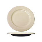 Thumbnail image #1 for International Tableware Roma RO-6 Ceramic Round Plate, 6-5/8", Rolled Edge, American White Case of 3 Dozen