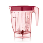 Thumbnail image #1 for Blendtec WildSide™Jar 40-641-70 Commercial Blender Jar Kit with Spout and Hard Lid, Tritan, Red