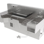 Thumbnail image #1 for Perlick Bartender's Cockpit™ PCE68-B-MB Preconfigured Cocktail Station, Stainless Steel, 68"W, with Modbar Base and Diewall