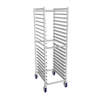 Thumbnail image #1 for Winholt Equipment AL-1820BKD-HD-2LC Mobile Aluminum Pan Rack, Knock-Down, 20-Pan 18 x 26-Inch Capacity, 2 Locking Casters