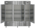 Thumbnail image #12 for KoolMore 81-Inch Three-Section Reach-In Refrigerator, 72 Cu. Ft., Bottom-Mount, Stainless Steel
