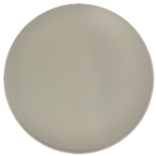 Thumbnail image #1 for Vertex China Elements E-8-S 8-7/8" Round Coupe China Plate, Matte Gray, Subtle Embossing, Polished Foot Case of 2 Dozen