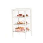 Thumbnail image #1 for Cal-Mil Juno 22023-14-15 Rectangular Display Case, White Powder-Coated Metal, 14"W x 14"D x 26"H