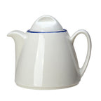 Thumbnail image #1 for Steelite International Steelite Performance, Blue Dapple 1710X0027 12 oz China Beverage Pot with Lid, Blue Dapple