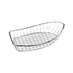 Thumbnail image #1 for G.E.T. Specialty Servingware 4-80300 Stainless Steel Boat Serving Basket, 13-1/4 x 7-3/4 x 3-3/4 in.