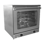 Thumbnail image #1 for Equipex LLC Ariel FC-60 Electric Compact Single-Deck Convection Oven, 4 Half-Size Pan Capacity, Stainless Steel