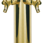Thumbnail image #5 for Micro Matic USA D4743DT-PVD Countertop Air-Cooled Draft Beer Tower, 3-Inch Single Column, 2 Faucets, PVD Brass Finish