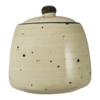 Thumbnail image #1 for International Tableware Rotana RT-61-WH Wheat Ceramic Sugar Pourer, 8 oz, Round, With Lid 1 Dozen