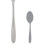 Thumbnail image #1 for Steelite International Varick, Moon 5709SX003 Dessert Spoon, 7-1/4" Long, 18/0 Stainless Steel Pack of 1 Dozen