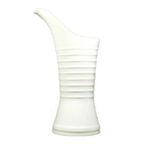 Thumbnail image #1 for Vertex China Caribbean CR-P Porcelain Pitcher, 36 oz, Without Handle, Wavy Texture, Rolled Edge, Bright White