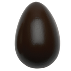 Thumbnail image #2 for JB Prince K805 Single-Form Half-Egg Chocolate Mold, Rigid Polycarbonate