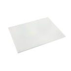 Thumbnail image #1 for Browne USA Foodservice 57360601 PVC Cutting Board, White, 6 x 10 x 1/2 Inch