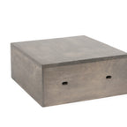 Thumbnail image #1 for Cal-Mil Aspen 3628-4-110 Wood Crate Riser with Shelf-Bracket Cutouts, Gray, 12" x 12" x 4"H