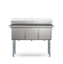 Thumbnail image #5 for KoolMore 51-Inch 3-Compartment Stainless Steel Commercial Sink with Backsplash and Legs