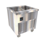 Thumbnail image #1 for Duke Manufacturing Thurmaduke Value (AeroServ Replacement) TCM-32PG-N7-VALUE Mobile Refrigerated Cold Food Unit, 32"W x 32"D x 36"H, Stainless Top