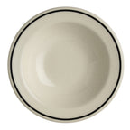 Thumbnail image #1 for Steelite International Homer, Black Line HL1701743 Grapefruit Bowl, 9 oz, 6.38" Diameter, White China Case of 3 Dozen