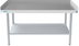 Thumbnail image #4 for KoolMore 48-Inch x 30-Inch Stainless Steel Equipment Stand with Adjustable Undershelf