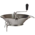 Thumbnail image #1 for JB Prince U816 ST Manual Stainless Steel Food Mill, 8 qt Capacity, 14 in Diameter, Double Pulping Area, No Sieve