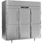 Thumbnail image #1 for Victory Refrigeration UltraSpec™ RSA-3D-S1-PT-HD-HC Three-Section Pass-Through Reach-In Refrigerator, 12 Half-Height Solid Doors, 75.9 Cu. Ft.