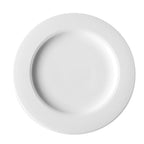 Thumbnail image #1 for Tableware Solutions USA Classic Line by Continental 29CCCLA302 9" White China Plate, Round, Wide Rim Pack of 24