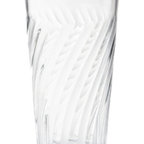 Thumbnail image #1 for G.E.T. Tahiti 2221-1-CL 20 oz Clear Textured SAN Plastic Beverage Tumbler Case of 6 Dozen