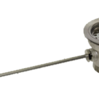 Thumbnail image #1 for Component Hardware Encore D53-7200 Twist Handle Waste Outlet, 3-1/2" Sink Opening, 2" Drain Outlet, Stainless Steel Strainer
