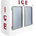 Thumbnail image #1 for Leer 3570401 Upright Ice Merchandiser, 75 cu. ft., Indoor, Glass Doors, Self-Contained Bottom-Mounted Refrigeration