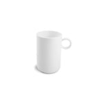 Thumbnail image #1 for Mikasa Hospitality (Lifetime Brands, Inc.) Chic 5314738 12 oz White Porcelain Stackable Mug Case of 4
