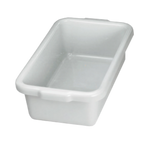 Thumbnail image #1 for TableCraft Products 1527G Gray Polyethylene 1-Compartment Bus Tub, 20-3/4" x 12" x 6-1/8" Case of 12