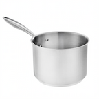 Thumbnail image #1 for Browne USA Foodservice Thermalloy® 5724034 4-1/2 Qt Stainless Steel Saucepan with Aluminum Core, Induction Ready, Without Cover