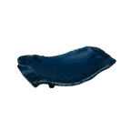 Thumbnail image #1 for Korin Inc PLL-330 9" Round China Plate, Footed, Navy Blue